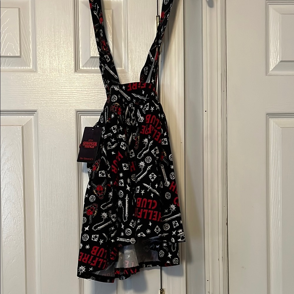 Her Universe Stranger Things Hellfire Club Suspender Skirt
